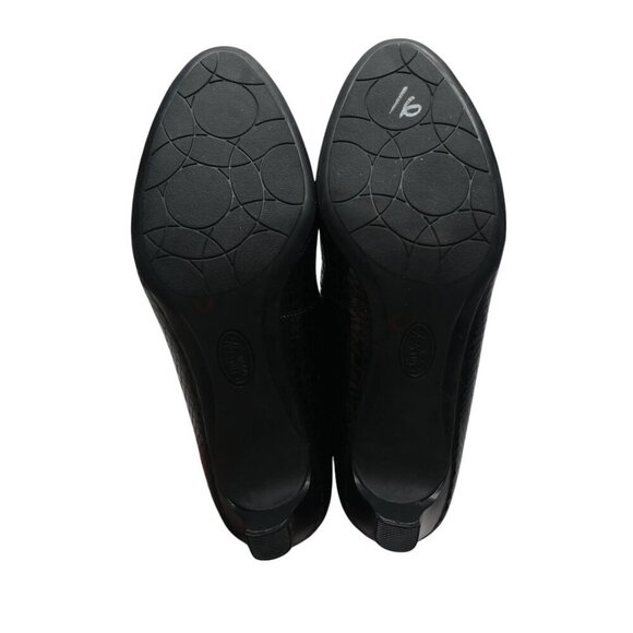 Eurosoft by Sofft Trichelle Black Snakeskin Print Pumps Heels Womens 9 - Picture 10 of 13